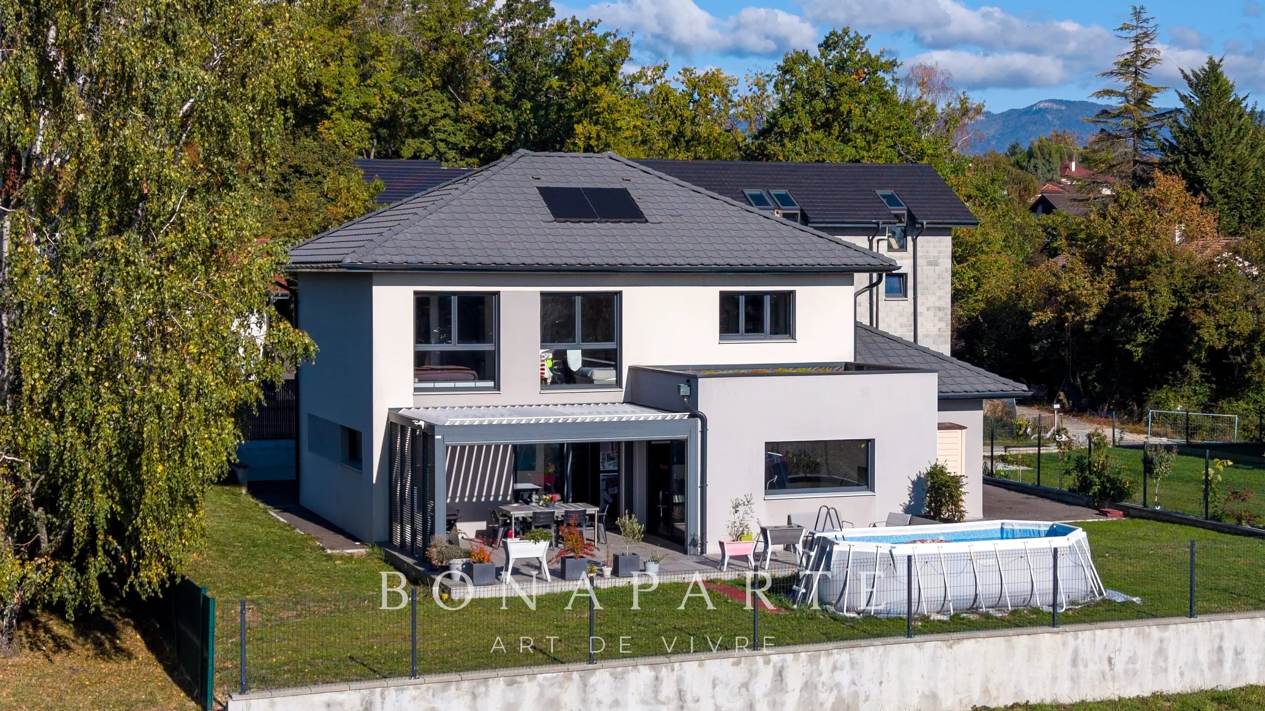 PRÉVESSIN-MOËNS - MAISON INDIVIDUELLE P7 - VUE MONT-BLANC